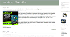 Desktop Screenshot of blog.mydailyflyer.com